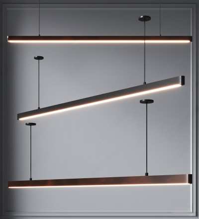 现代吊灯3D模型下载